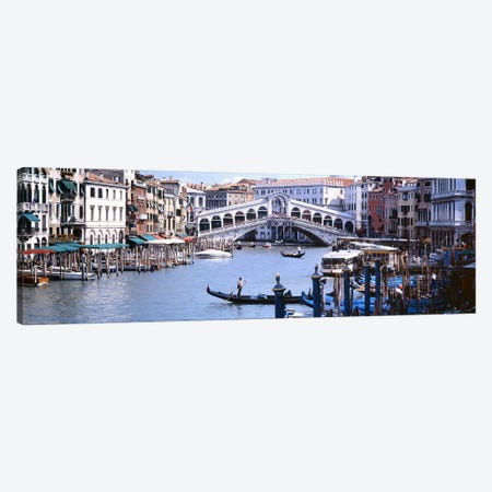 Rialto Bridge, Grand Canal, Venice, Veneto, Italy Canvas Print #PIM6490} by Panoramic Images Canvas Art Print