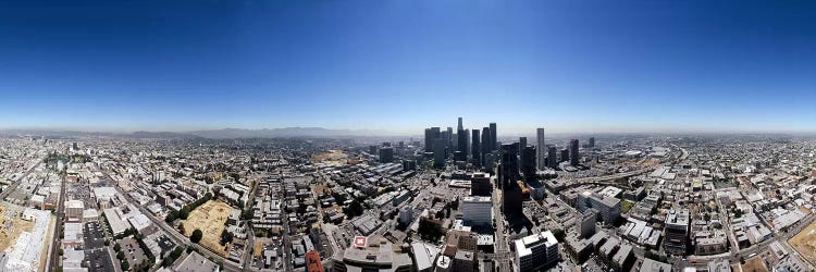 360 degree view of a cityCity of Los Angeles, Los Angeles County, California, USA