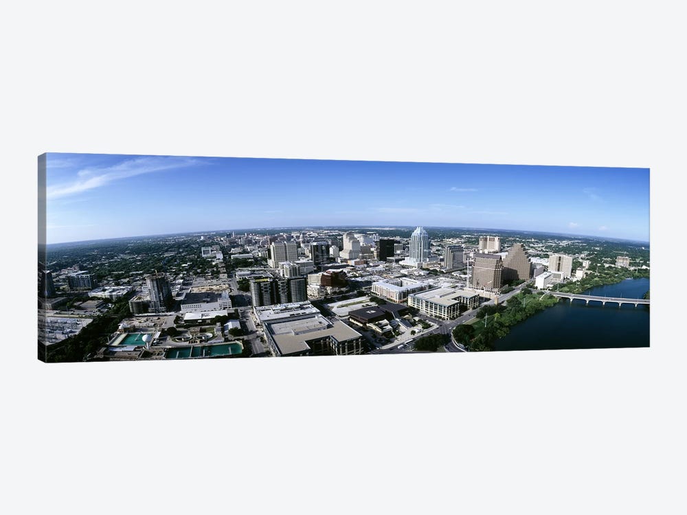 Aerial view of a cityAustin, Travis County, Texas, USA by Panoramic Images 1-piece Canvas Art