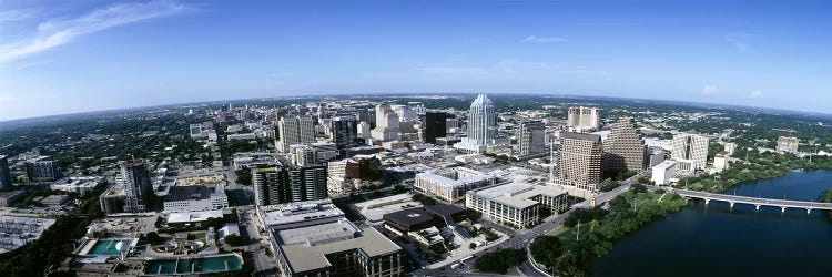 Aerial view of a cityAustin, Travis County, Texas, USA