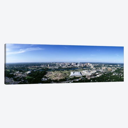 Aerial view of a cityAustin, Travis County, Texas, USA Canvas Print #PIM6499} by Panoramic Images Canvas Print