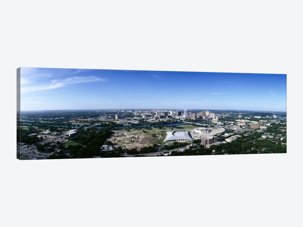 Aerial view of a cityAustin, Travis County, Texas, USA by Panoramic Images 1-piece Canvas Print