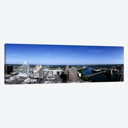 Aerial view of a cityAustin, Travis County, Texas, USA Canvas Print #PIM6501} by Panoramic Images Canvas Art Print