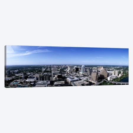 High angle view of a cityAustin, Texas, USA Canvas Print #PIM6502} by Panoramic Images Art Print