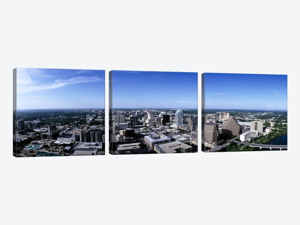 High angle view of a cityAustin, Texas, USA by Panoramic Images 3-piece Canvas Art