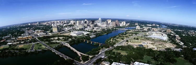 Aerial view of a cityAustin, Travis County, Texas, USA