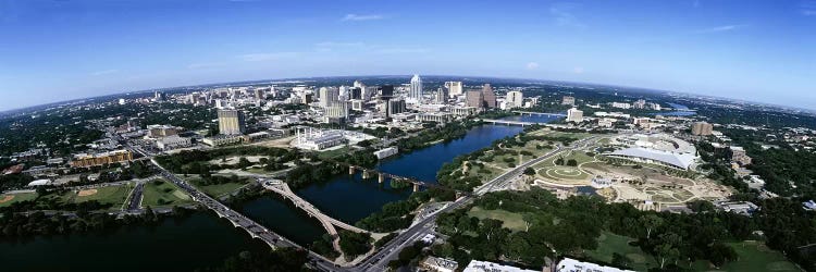Aerial view of a cityAustin, Travis County, Texas, USA by Panoramic Images wall art