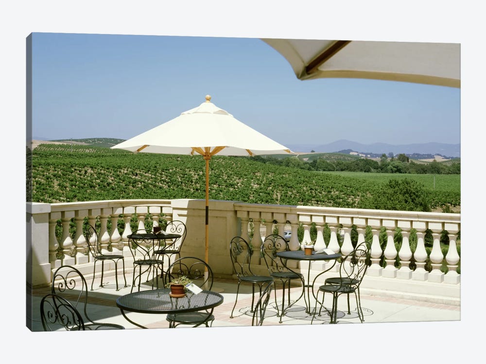 Vineyards Terrace at Winery Napa Valley CA USA by Panoramic Images 1-piece Canvas Wall Art
