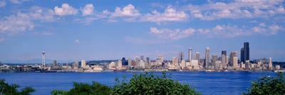 Puget SoundCity Skyline, Seattle, Washington State, USA by Panoramic Images multi panel art