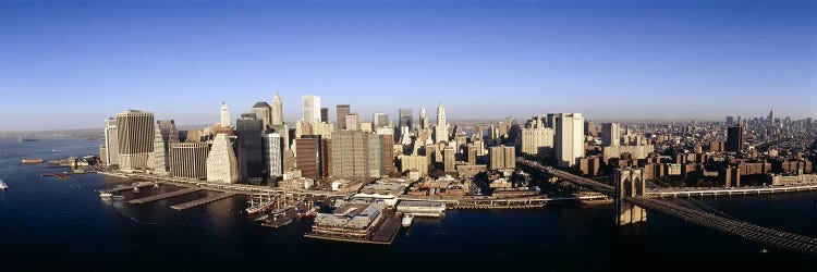 Aerial view of a cityscape, Manhattan, New York City, New York State, USA