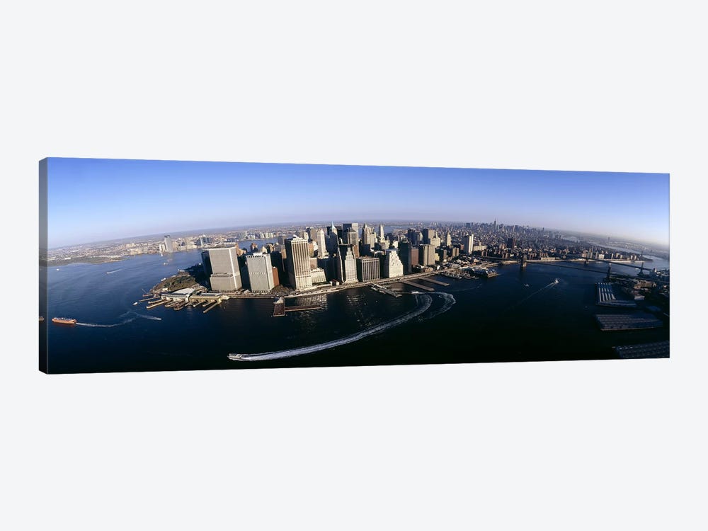Aerial view of a cityscape, Manhattan, New York City, New York State, USA #2 by Panoramic Images 1-piece Canvas Art Print
