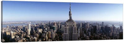 Aerial view of a cityscape, Empire State Building, Manhattan, New York City, New York State, USA #2 Canvas Art Print - Empire State Building