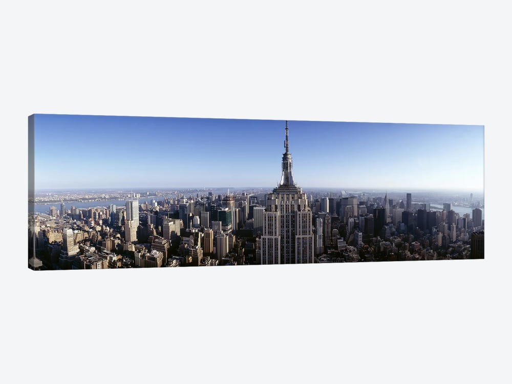 Aerial view of a cityscape, Empire State Building, Manhattan, New York City, New York State, USA #2 by Panoramic Images 1-piece Canvas Print