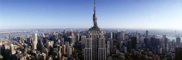 Empire State Building: Aerial view of a cityscape, Empire State Building, Manhattan, New York City, New York State, USA #2 by Panoramic Images