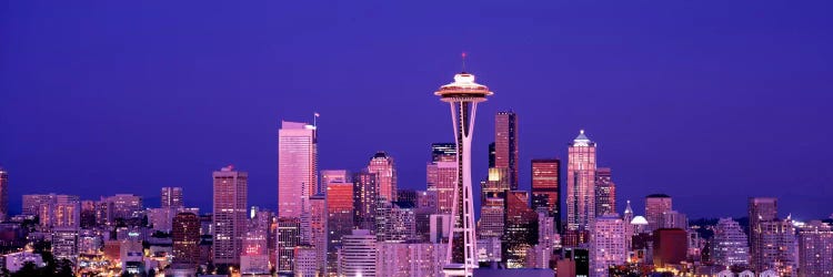 USAWashington, Seattle, night