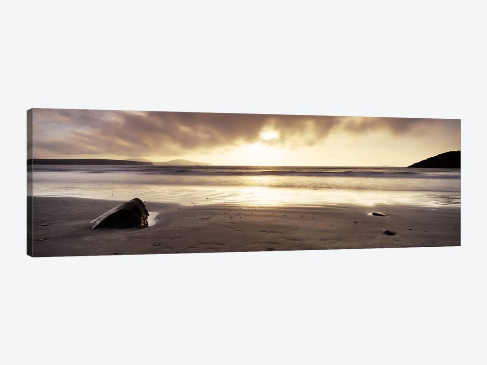 Seascape Sunset, Pembrokeshire, Wales, United Kingdom by Panoramic Images 1-piece Canvas Wall Art