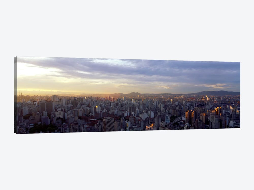 High-Angle View Of City Centre, Sao Paulo, Brazil by Panoramic Images 1-piece Canvas Wall Art