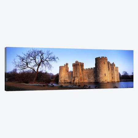 Moat around a castle, Bodiam Castle, East Sussex, England Canvas Print #PIM6594} by Panoramic Images Canvas Print