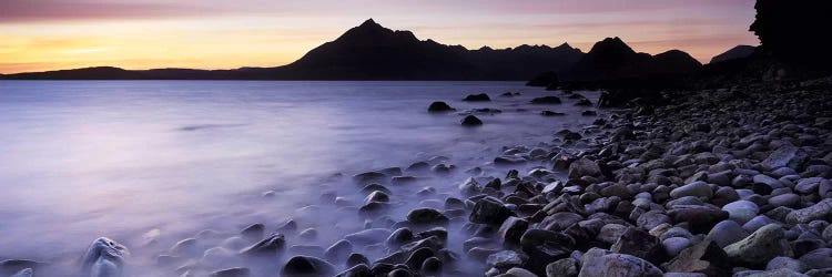 Rocks on the beach, Elgol Beach, Elgol, looking towards Cuillin Hills, Isle Of Skye, Scotland by Panoramic Images wall art