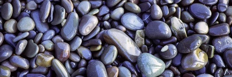 Close-up of pebbles, Sandymouth Beach, Cornwall, England