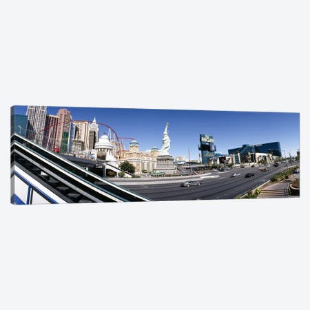 Buildings in a city, New York New York Hotel, MGM Casino, The Strip, Las Vegas, Clark County, Nevada, USA Canvas Print #PIM6609} by Panoramic Images Canvas Wall Art
