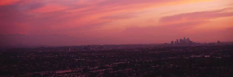 Buildings in a city, Hollywood, San Gabriel Mountains, City Of Los Angeles, Los Angeles County, California, USA