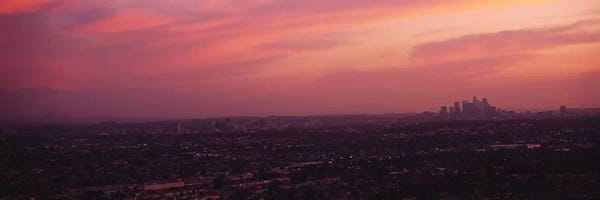 Hollywood: Buildings in a city, Hollywood, San Gabriel Mountains, City Of Los Angeles, Los Angeles County, California, USA by Panoramic Images
