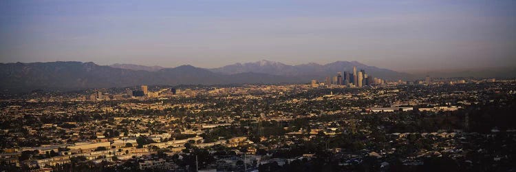 Buildings in a city, Hollywood, San Gabriel Mountains, City Of Los Angeles, Los Angeles County, California, USA #2 by Panoramic Images wall art