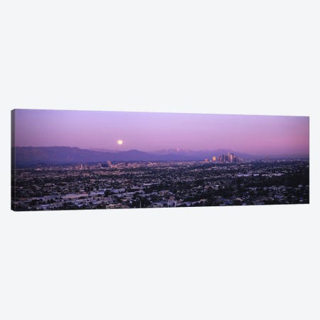 Buildings in a city, Hollywood, San Gabriel Mountains, City Of Los Angeles, Los Angeles County, California, USA #4 Canvas Print #PIM6640} by Panoramic Images Canvas Art