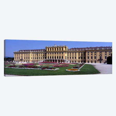 Formal garden in front of a palace, Schonbrunn Palace Garden, Schonbrunn Palace, Vienna, Austria Canvas Print #PIM6645} by Panoramic Images Art Print