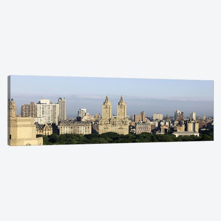 High-Angle View Of Architecture Along Central Park West, Upper West Side, Manhattan, New York City, New York, USA Canvas Print #PIM6649} by Panoramic Images Canvas Wall Art