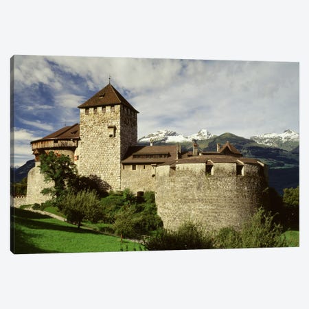 The Castle in Vaduz Lichtenstein Canvas Print #PIM664} by Panoramic Images Art Print