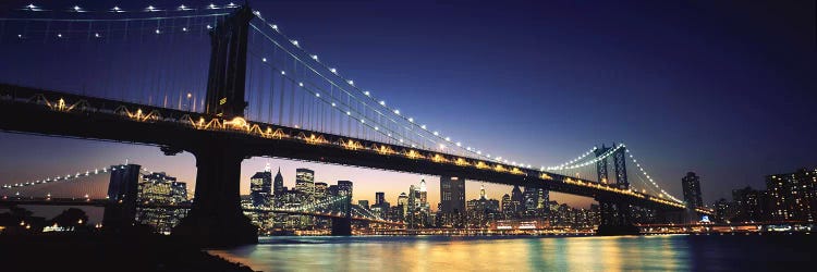 Bridge across the riverManhattan Bridge, Lower Manhattan, New York City, New York State, USA by Panoramic Images wall art