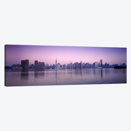 Buildings at the waterfront, viewed from QueensEmpire State Building, Midtown Manhattan, New York City, New York State, USA Canvas Print #PIM6689} by Panoramic Images Canvas Wall Art