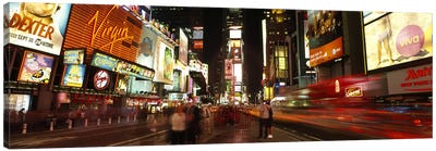 Buildings in a cityBroadway, Times Square, Midtown Manhattan, Manhattan, New York City, New York State, USA Canvas Art Print - Times Square