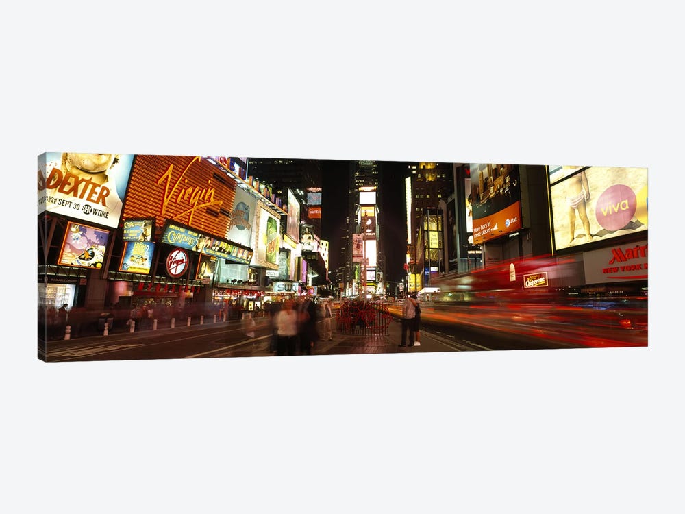Buildings in a cityBroadway, Times Square, Midtown Manhattan, Manhattan, New York City, New York State, USA by Panoramic Images 1-piece Canvas Artwork