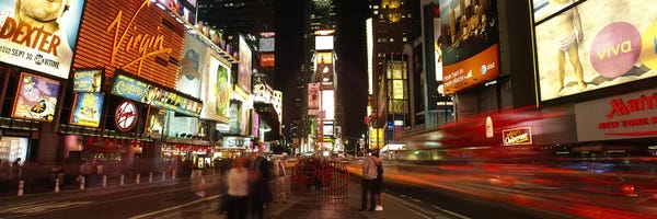 Times Square: Buildings in a cityBroadway, Times Square, Midtown Manhattan, Manhattan, New York City, New York State, USA by Panoramic Images