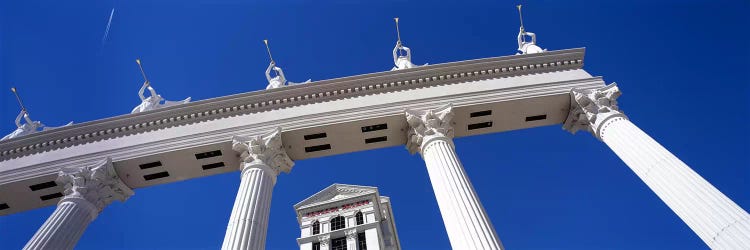 Low angle view of a hotelCaesars Palace, The Las Vegas Strip, Las Vegas, Nevada, USA