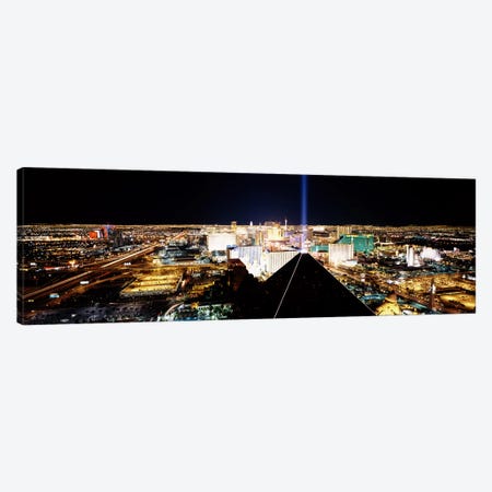 High angle view of a city from Mandalay Bay Resort and Casino, Las Vegas, Clark County, Nevada, USA Canvas Print #PIM6703} by Panoramic Images Canvas Print