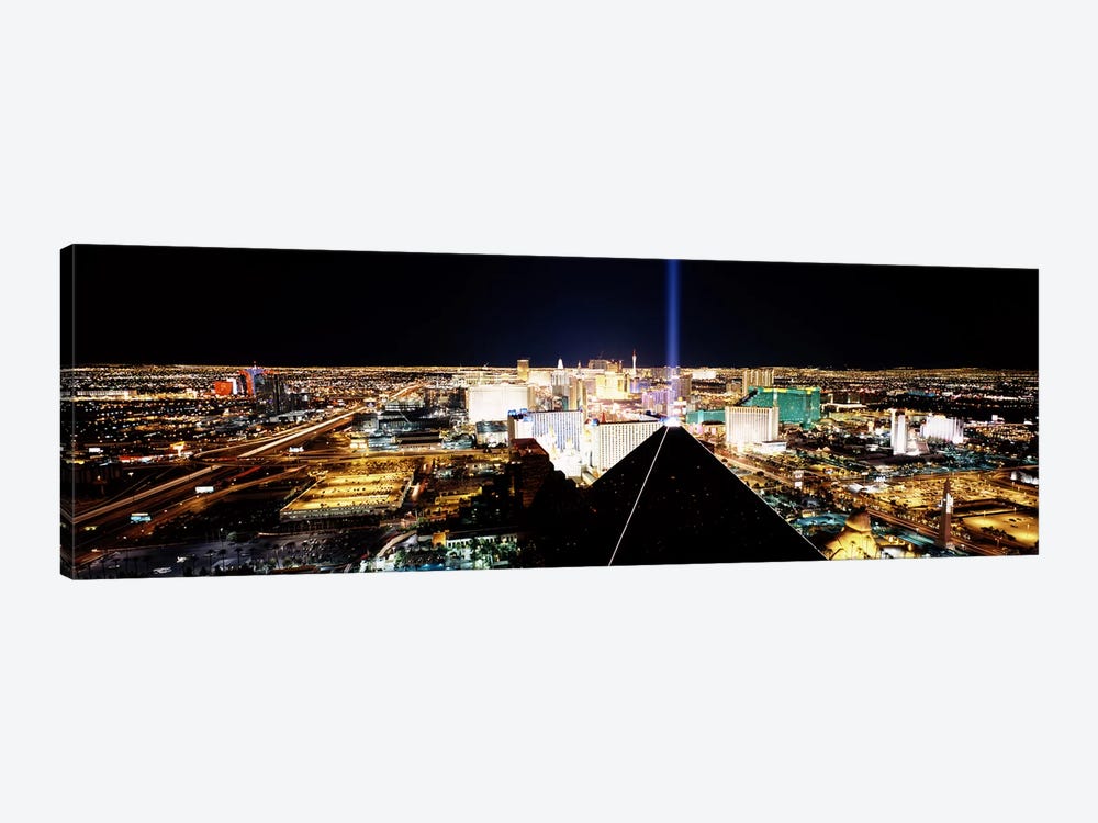 High angle view of a city from Mandalay Bay Resort and Casino, Las Vegas, Clark County, Nevada, USA by Panoramic Images 1-piece Canvas Wall Art