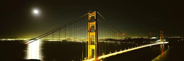 Golden Gate Bridge: Suspension bridge across the sea IV, Golden Gate Bridge, San Francisco, California, USA by Panoramic Images