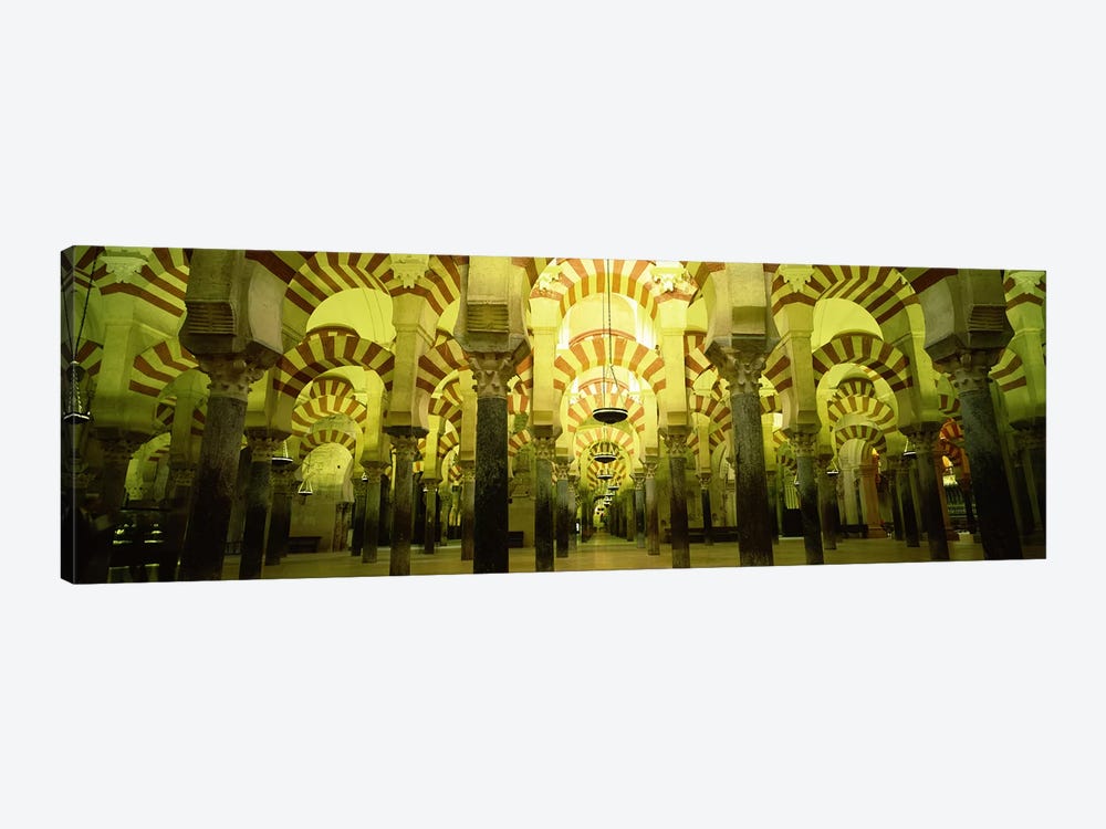 Interiors of a cathedral, La Mezquita Cathedral, Cordoba, Cordoba Province, Spain by Panoramic Images 1-piece Canvas Artwork