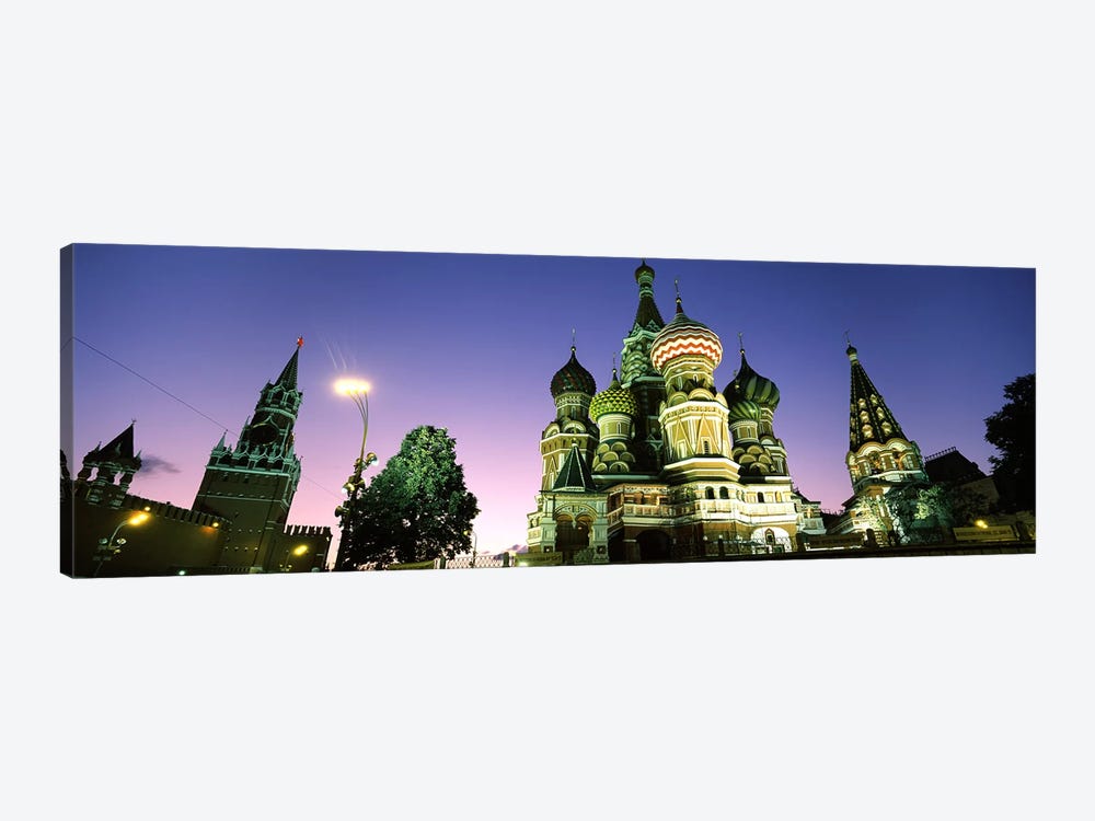 Low angle view of a cathedral, St. Basil's Cathedral, Red Square, Moscow, Russia by Panoramic Images 1-piece Canvas Art