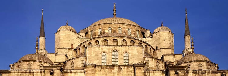 Low angle view of a mosque, Blue Mosque, Istanbul, Turkey