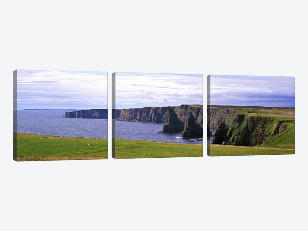 Duncansby Stacks, Duncansby Head, County Wick, Republic, Ireland by Panoramic Images 3-piece Canvas Wall Art
