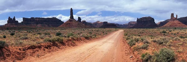 Utah: View From Scenic Loop, Valley Of The Gods, Bears Ears National Monument, San Juan County, Utah by Panoramic Images
