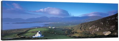 Distant View Of Allihies, County Cork, Munster Province, Republic Of Ireland Canvas Art Print