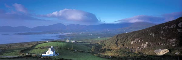 Distant View Of Allihies, County Cork, Munster Province, Republic Of Ireland