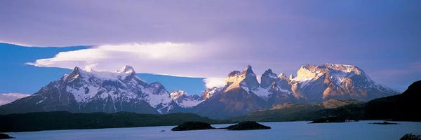 South America: Clouds Over Cordillera del Paine, Torres del Paine National Park, Patagonia, Chile by Panoramic Images