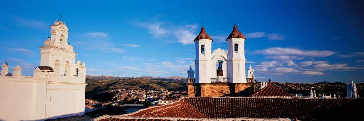 High angle view of a city, San Felipe Neri convent, Church Of La Merced, Sucre, Bolivia